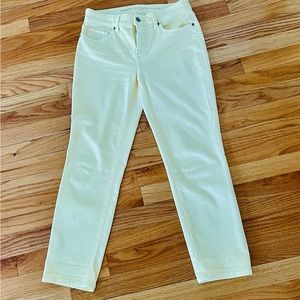 Chicos Yellow Girlfriend Jeans